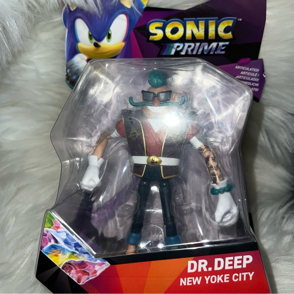 Sonic Prime Dr. Deep Action Figure - Multicolor